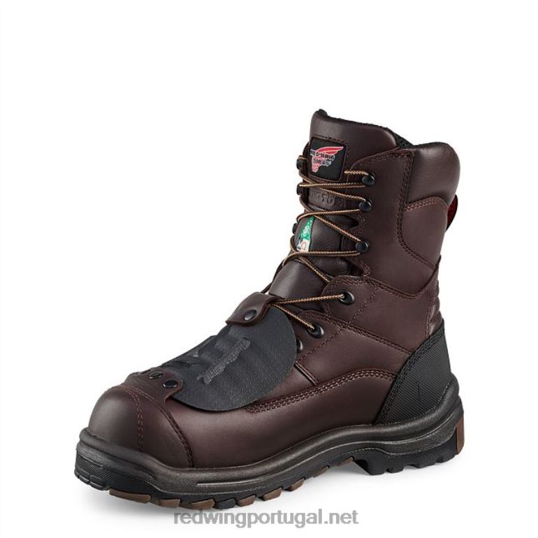 marromRed Wing Bota de segurança masculina estilo 4404 dynaforce de 6 polegadas isolada e à prova d'água F2TL296