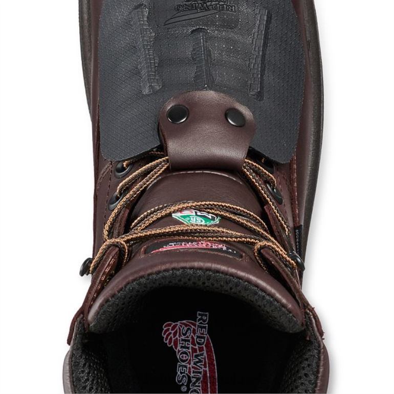 marromRed Wing Bota de segurança masculina estilo 4404 dynaforce de 6 polegadas isolada e à prova d'água F2TL296
