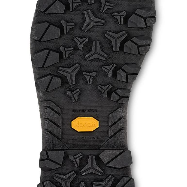 marromRed Wing Bota masculina de segurança à prova d'água de 6 polegadas estilo 2415 com tração para trabalho F2TL2109