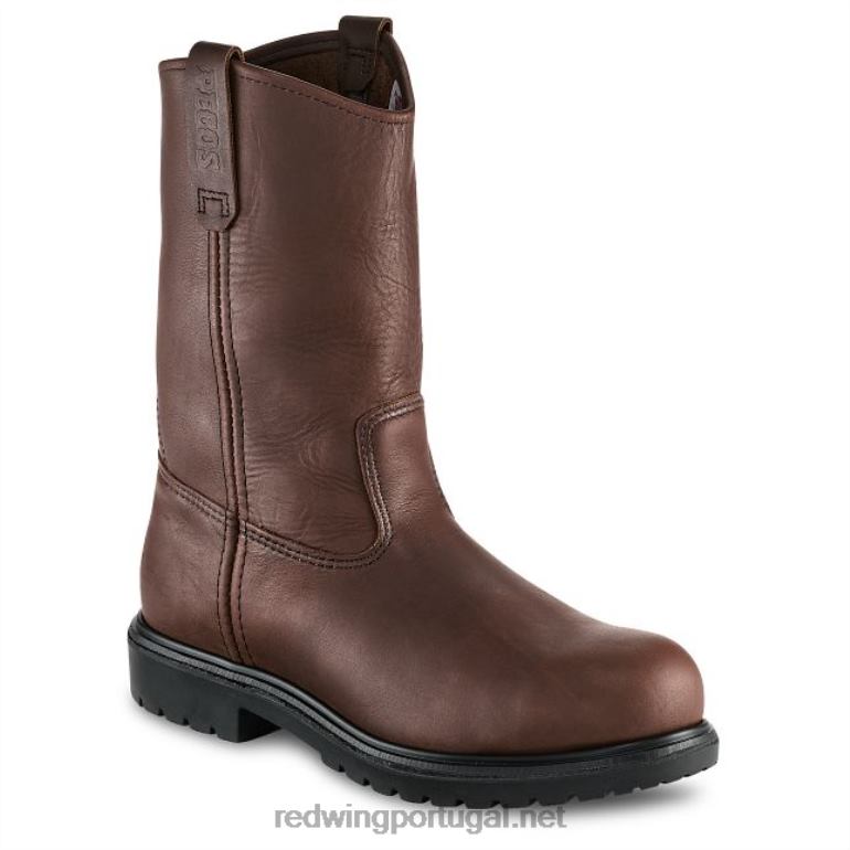 marromRed Wing Bota masculina de segurança à prova d'água de 6 polegadas estilo 2452 exos lite F2TL2100