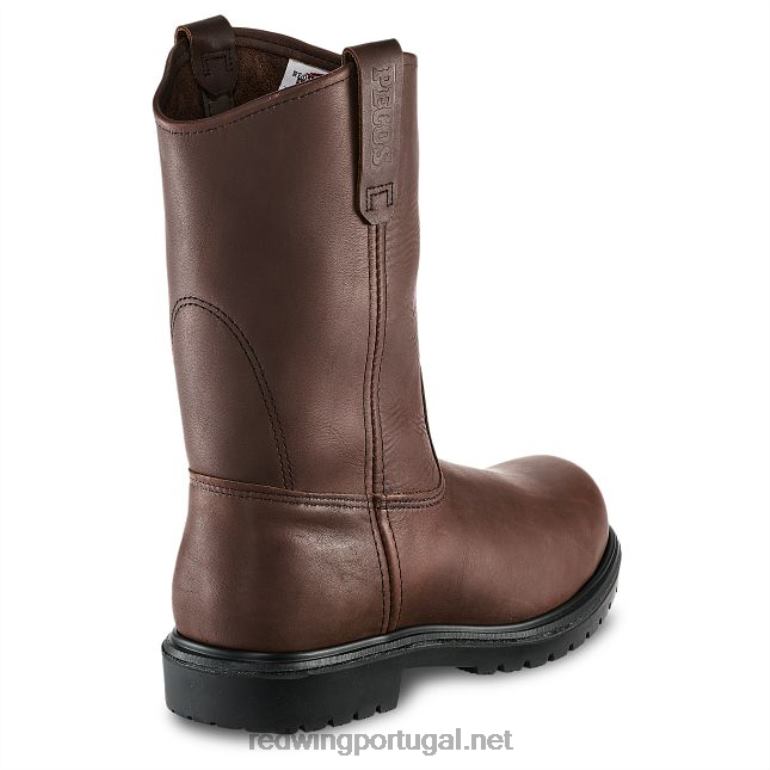 marromRed Wing Bota masculina de segurança à prova d'água de 6 polegadas estilo 2452 exos lite F2TL2100