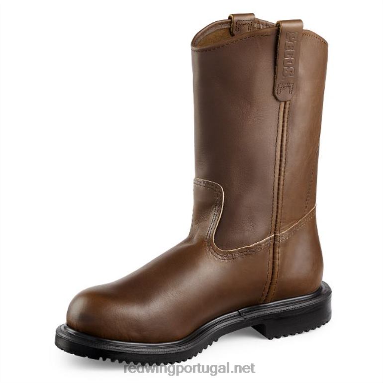 marromRed Wing Bota masculina de segurança à prova d'água de 6 polegadas estilo 2452 exos lite F2TL2100