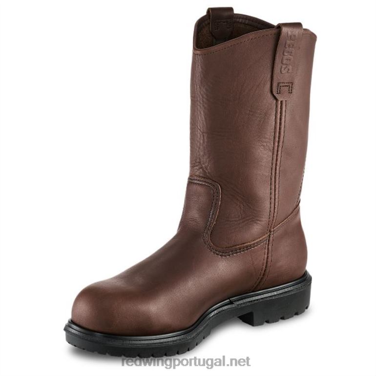 marromRed Wing Bota masculina de segurança à prova d'água de 6 polegadas estilo 2452 exos lite F2TL2100