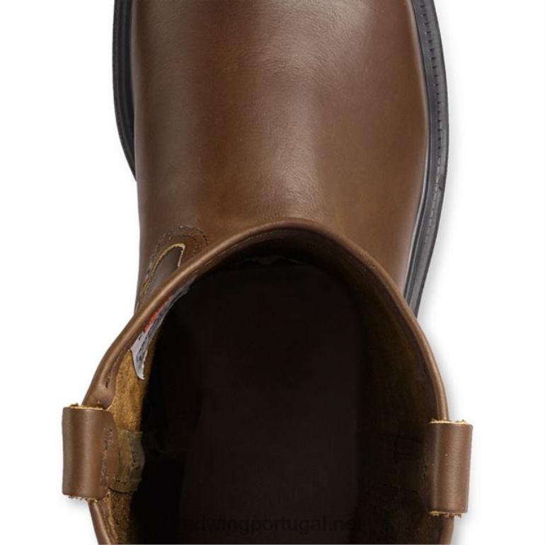 marromRed Wing Bota masculina de segurança à prova d'água de 6 polegadas estilo 2452 exos lite F2TL2100
