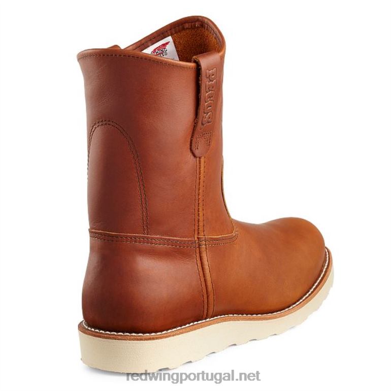 marromRed Wing Bota masculina de segurança à prova d'água de 8 polegadas estilo 2442 traction tred lite F2TL2125