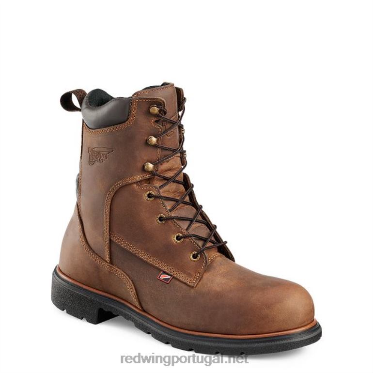 marromRed Wing Bota masculina estilo 1172 dynaforce de 11 polegadas à prova d'água com biqueira macia F2TL2131