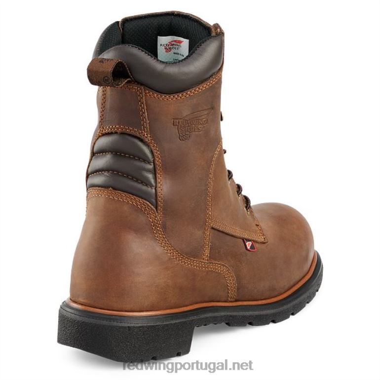 marromRed Wing Bota masculina estilo 1172 dynaforce de 11 polegadas à prova d'água com biqueira macia F2TL2131