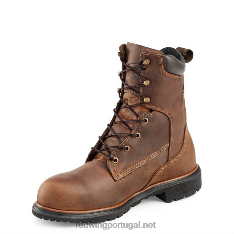 marromRed Wing Bota masculina estilo 1172 dynaforce de 11 polegadas à prova d'água com biqueira macia F2TL2131