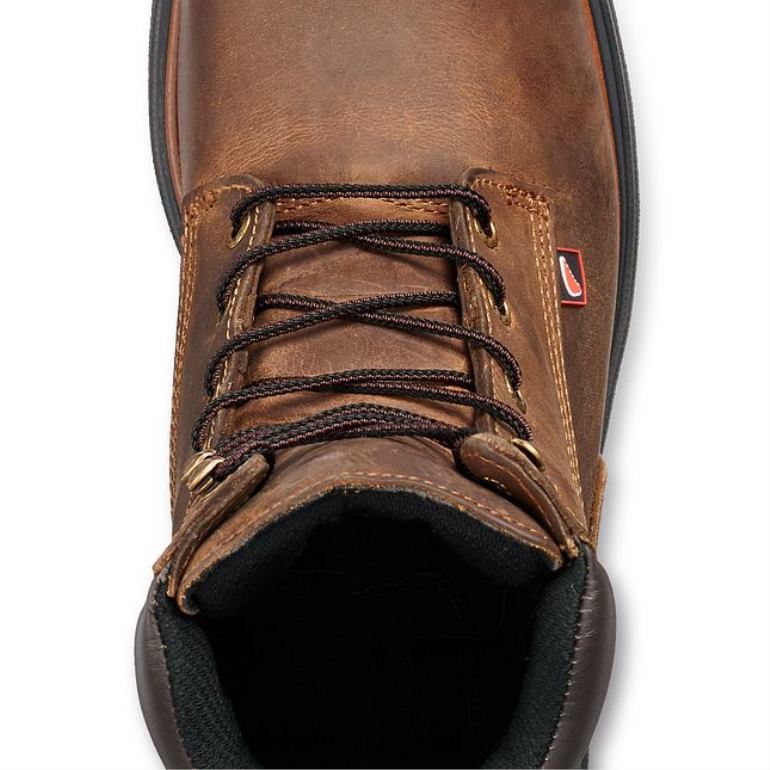 marromRed Wing Bota masculina estilo 1172 dynaforce de 11 polegadas à prova d'água com biqueira macia F2TL2131