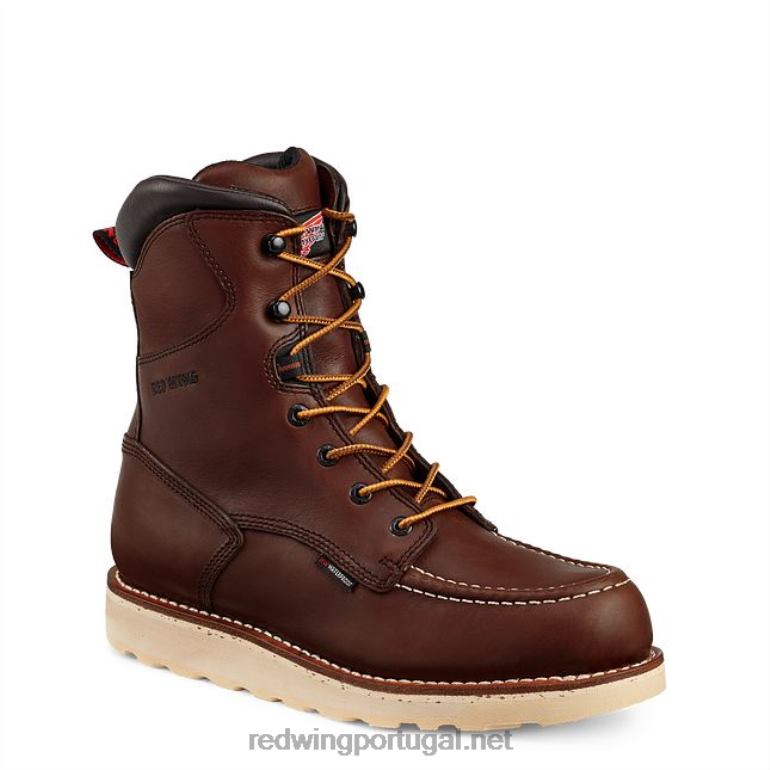 marromRed Wing Bota masculina estilo 3506 king toe à prova d'água de 6 polegadas csa de segurança F2TL2127