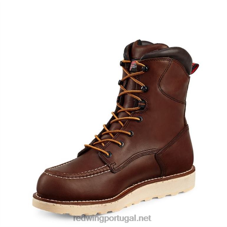 marromRed Wing Bota masculina estilo 3506 king toe à prova d'água de 6 polegadas csa de segurança F2TL2127