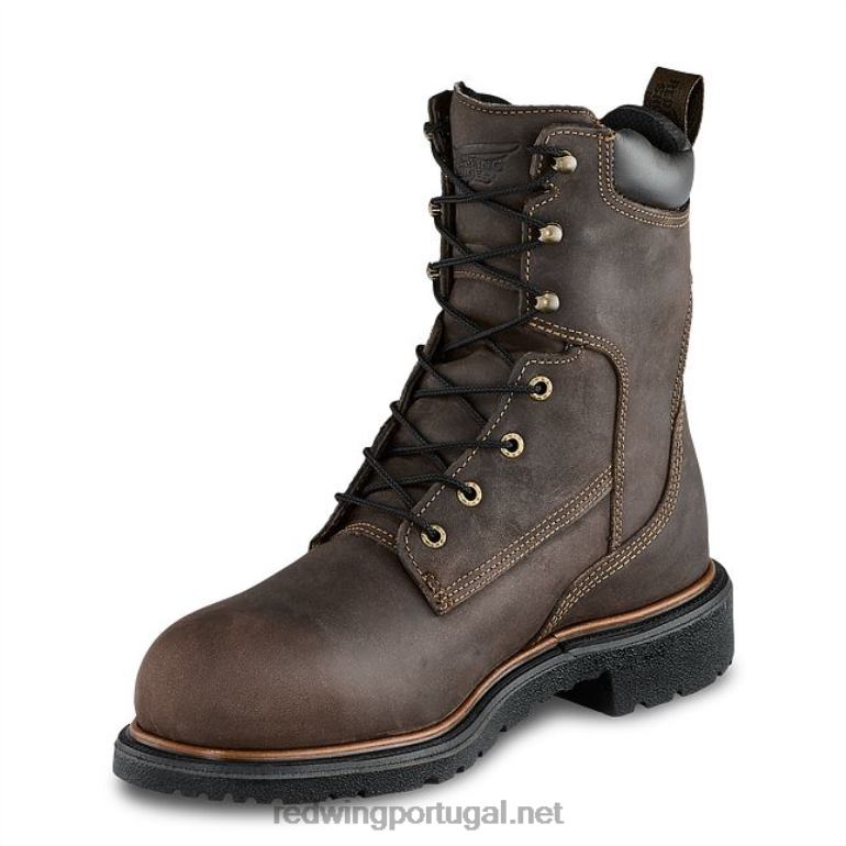marromRed Wing Bota masculina estilo 4420 loggermax de segurança à prova d'água de 9 polegadas F2TL2114