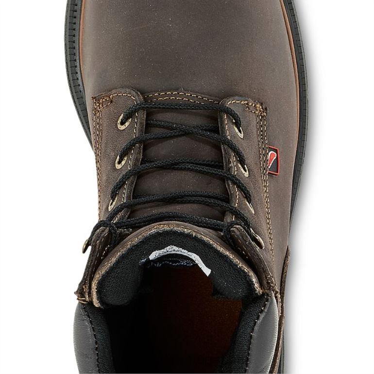 marromRed Wing Bota masculina estilo 4420 loggermax de segurança à prova d'água de 9 polegadas F2TL2114