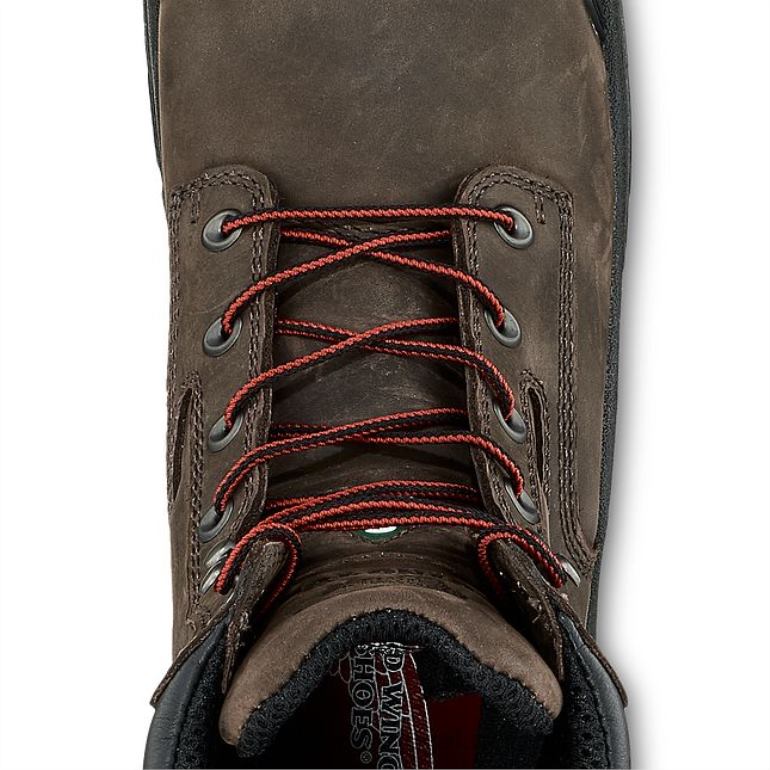marromRed Wing Bota masculina estilo 4441 supersola de segurança com isolamento de 11 polegadas F2TL2103