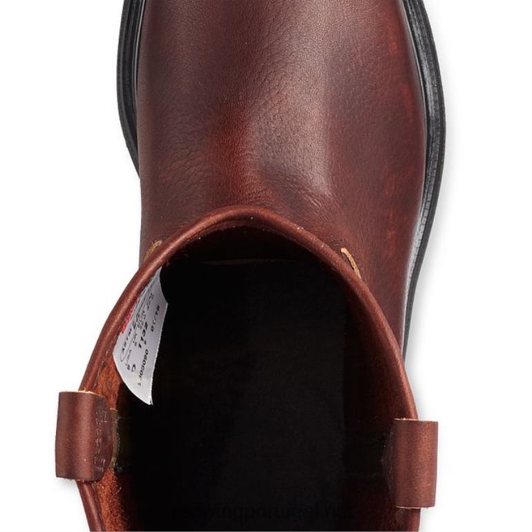 marromRed Wing Bota masculina sem salto estilo 1105 supersola de 11 polegadas com biqueira macia F2TL282