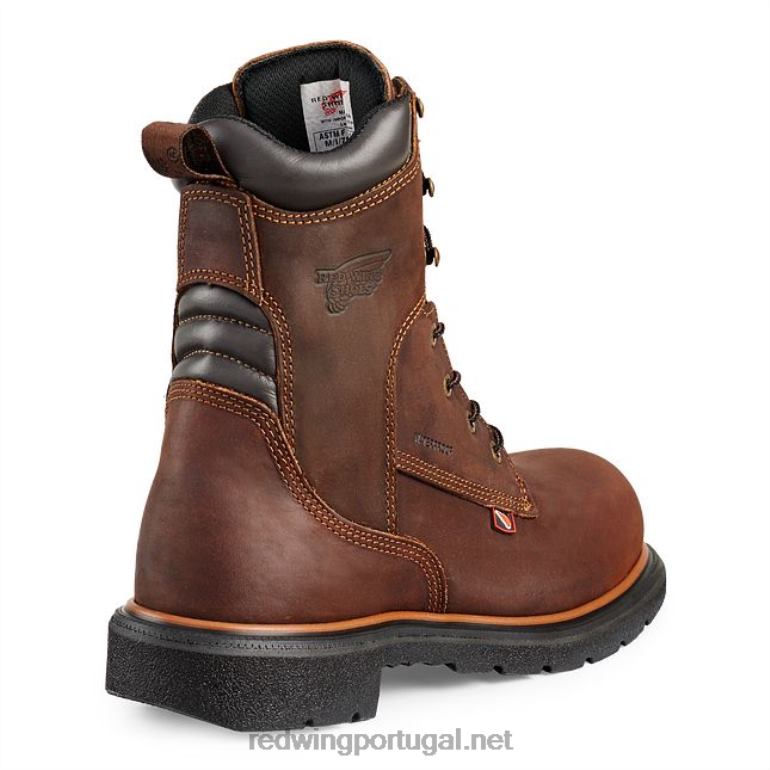 marromRed Wing Bota masculina sem salto estilo 1132 supersola masculina de 11 polegadas F2TL281