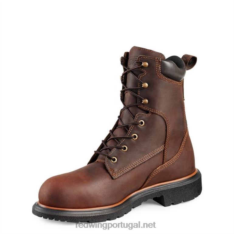 marromRed Wing Bota masculina sem salto estilo 1132 supersola masculina de 11 polegadas F2TL281