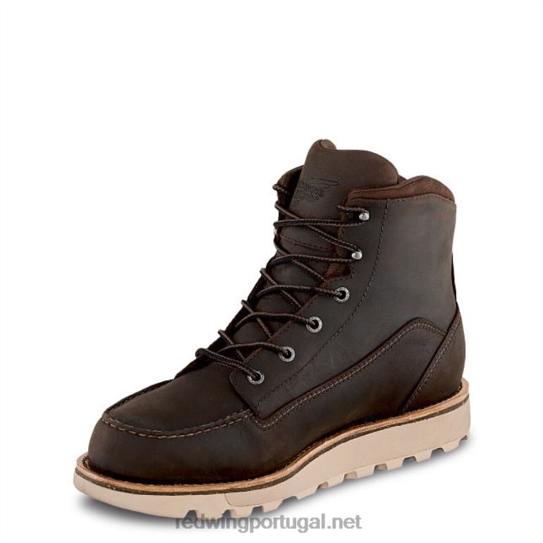 marromRed Wing Bota masculina sem salto estilo 1155 nailseat de 11 polegadas com biqueira macia F2TL293