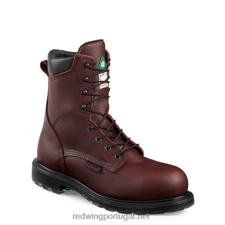 marromRed Wing Trabalho - estilo 2204 rio flex bota masculina de 11 polegadas à prova d'água, biqueira de segurança F2TL2123