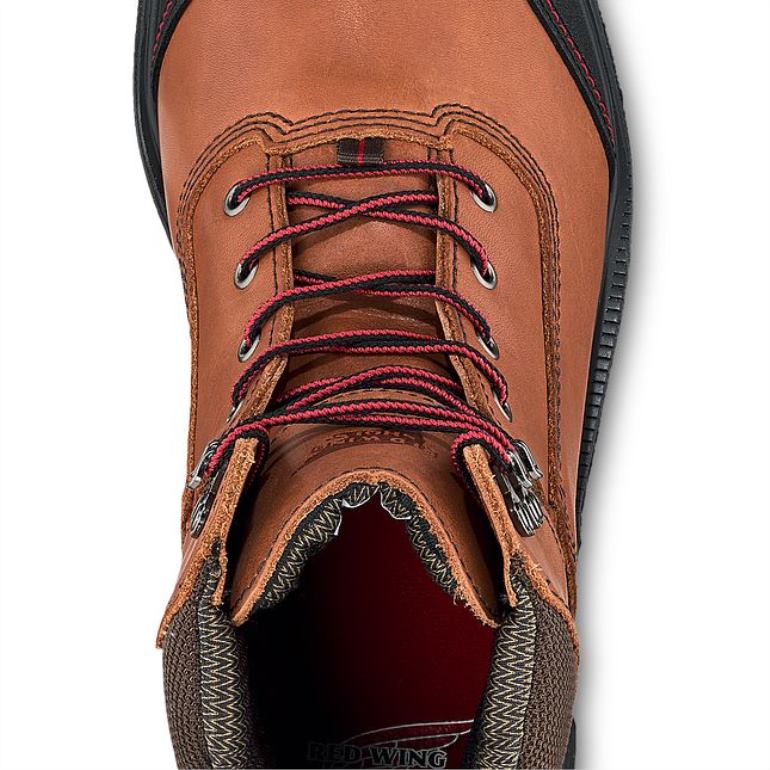 marromRed Wing Trabalho - estilo 3516 bota king toe adc masculina de 8 polegadas à prova d'água csa metguard de segurança F2TL2102