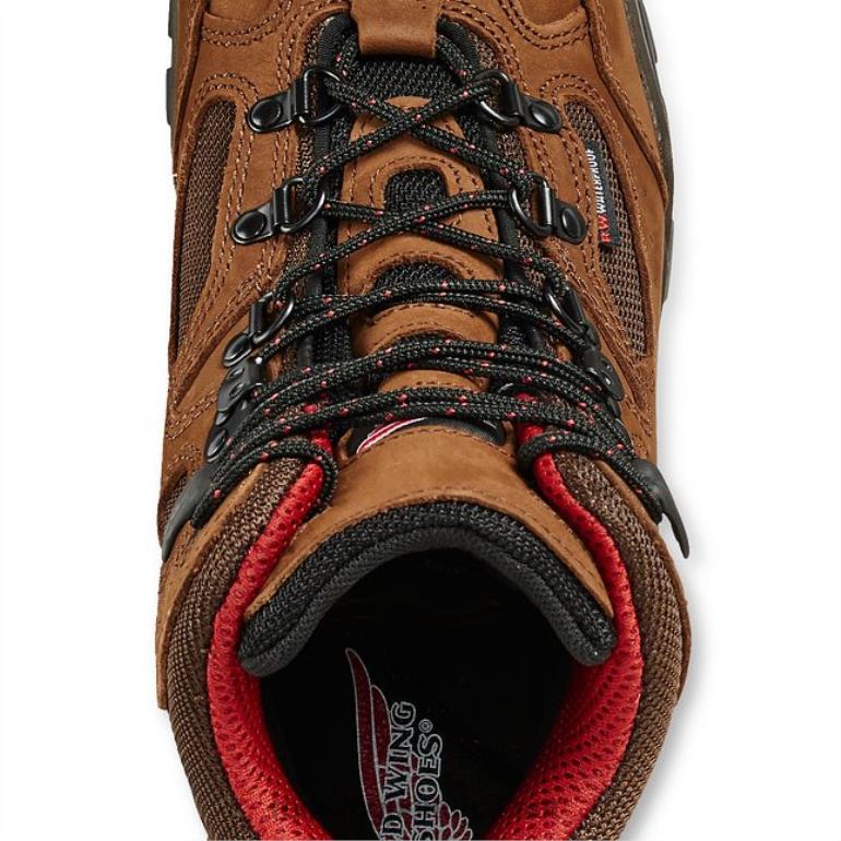 marromRed Wing Trabalho - estilo 4442 bota de segurança dynaforce masculina de 8 polegadas isolada e à prova d'água F2TL2113