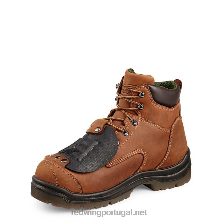 marromRed Wing Trabalho - estilo 6674 truhiker bota masculina de caminhada de 6 polegadas à prova d'água F2TL2112