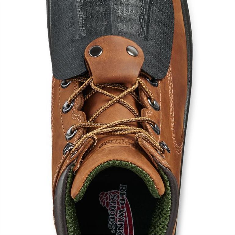 marromRed Wing Trabalho - estilo 6674 truhiker bota masculina de caminhada de 6 polegadas à prova d'água F2TL2112