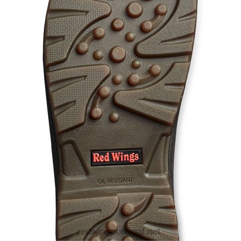 marromRed Wing Trabalho - estilo 8692 truhiker bota de caminhada masculina de 5 polegadas com biqueira macia F2TL277