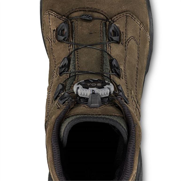 marromRed Wing bota de trabalho - estilo 1222 traction tred lite masculina de 6 polegadas à prova d'água F2TL292