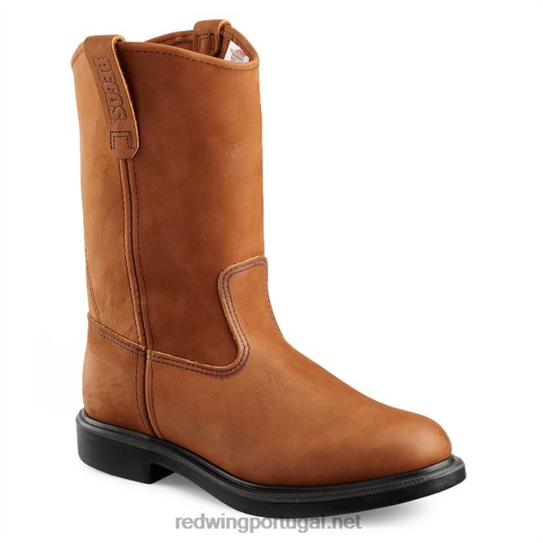 marromRed Wing bota de trabalho - estilo 202 supersola masculina de 6 polegadas F2TL283