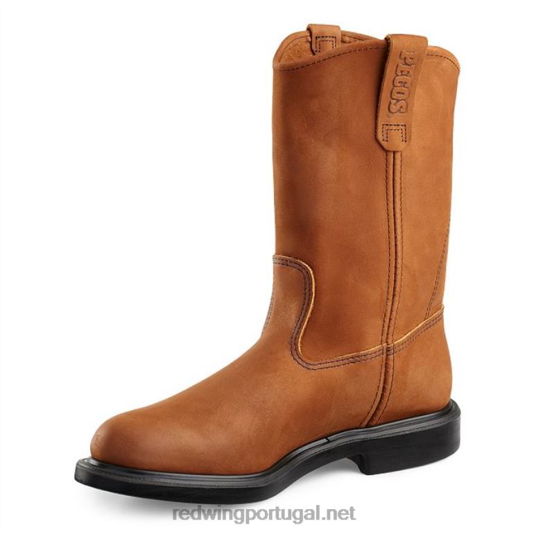 marromRed Wing bota de trabalho - estilo 202 supersola masculina de 6 polegadas F2TL283