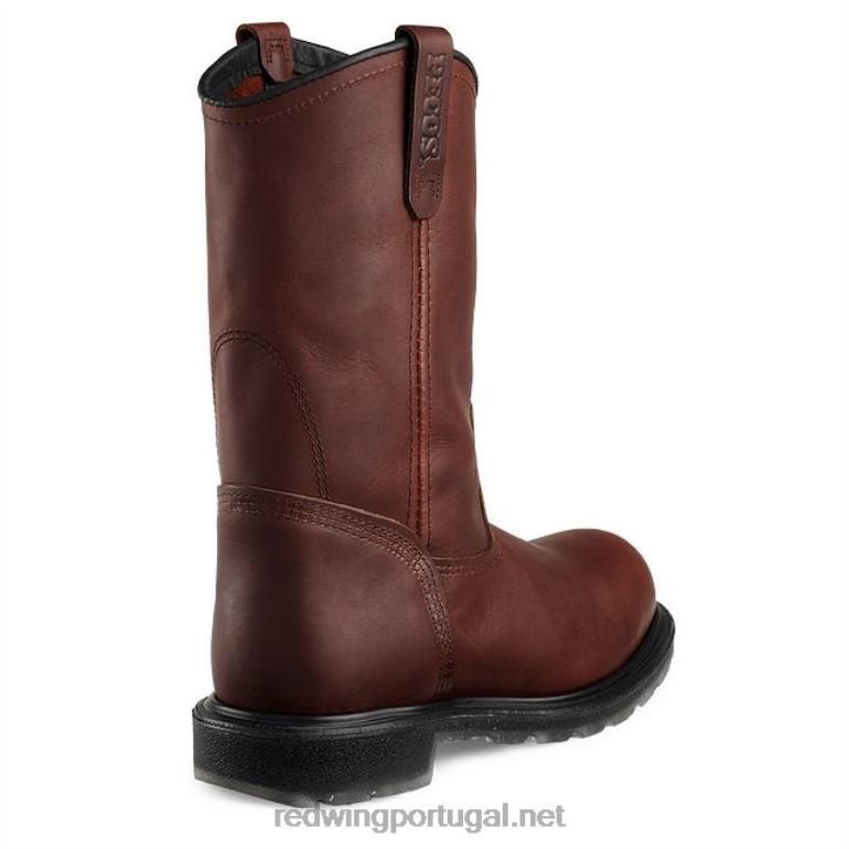 marromRed Wing bota de trabalho - estilo 3508 supersole 2.0 masculina de segurança csa de 8 polegadas F2TL2122