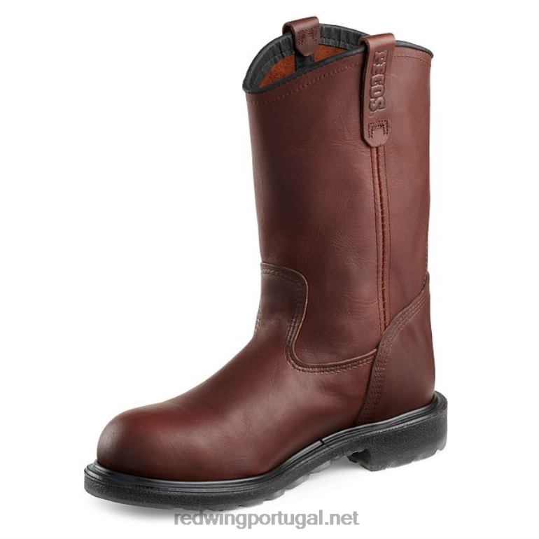 marromRed Wing bota de trabalho - estilo 3508 supersole 2.0 masculina de segurança csa de 8 polegadas F2TL2122