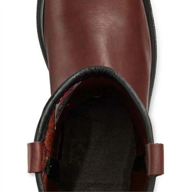 marromRed Wing bota de trabalho - estilo 3508 supersole 2.0 masculina de segurança csa de 8 polegadas F2TL2122