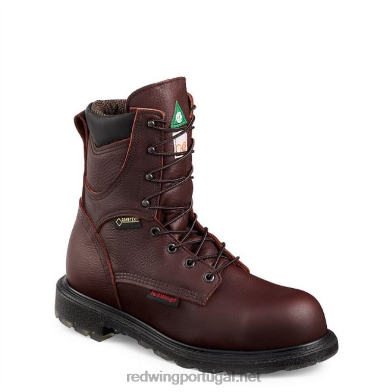 marromRed Wing bota de trabalho - estilo 3517 burnside masculina de 6 polegadas à prova d'água, bota de segurança csa F2TL2106