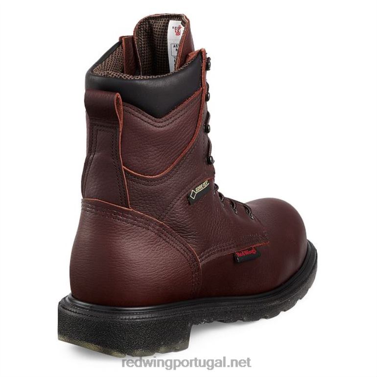 marromRed Wing bota de trabalho - estilo 3517 burnside masculina de 6 polegadas à prova d'água, bota de segurança csa F2TL2106