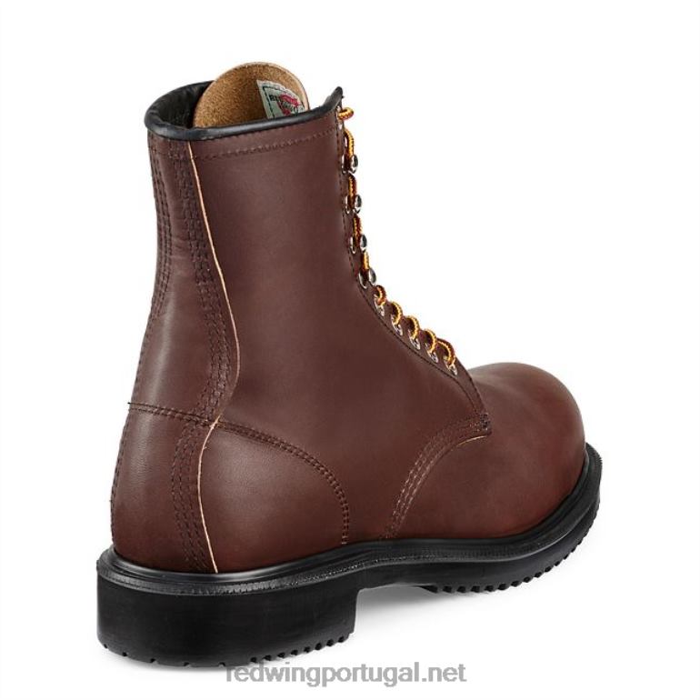 marromRed Wing bota de trabalho - estilo 400 dynaforce masculina de 8 polegadas à prova d'água F2TL280