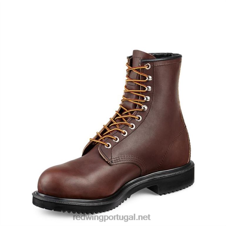 marromRed Wing bota de trabalho - estilo 400 dynaforce masculina de 8 polegadas à prova d'água F2TL280
