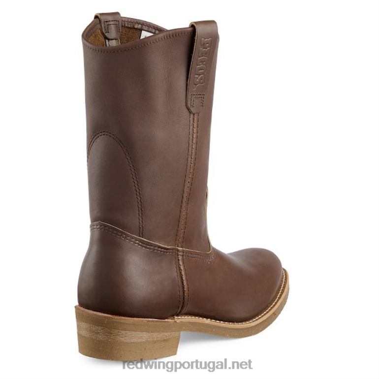 marromRed Wing bota de trabalho - estilo 411 de tração masculina de 8 polegadas à prova d'água F2TL294