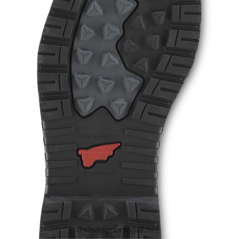 marromRed Wing bota de trabalho - estilo 435 king toe masculina de 6 polegadas à prova d'água F2TL298