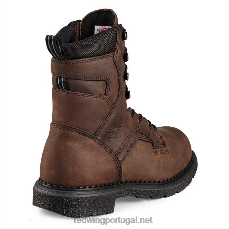 marromRed Wing bota de trabalho - estilo 604 supersole 2.0 masculina de 6 polegadas à prova d'água F2TL270