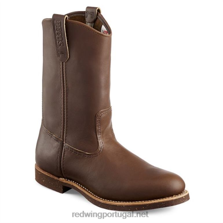 marromRed Wing bota de trabalho - estilo 607 supersole 2.0 masculina de 6 polegadas F2TL274
