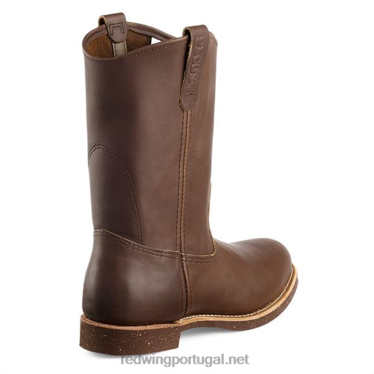 marromRed Wing bota de trabalho - estilo 607 supersole 2.0 masculina de 6 polegadas F2TL274