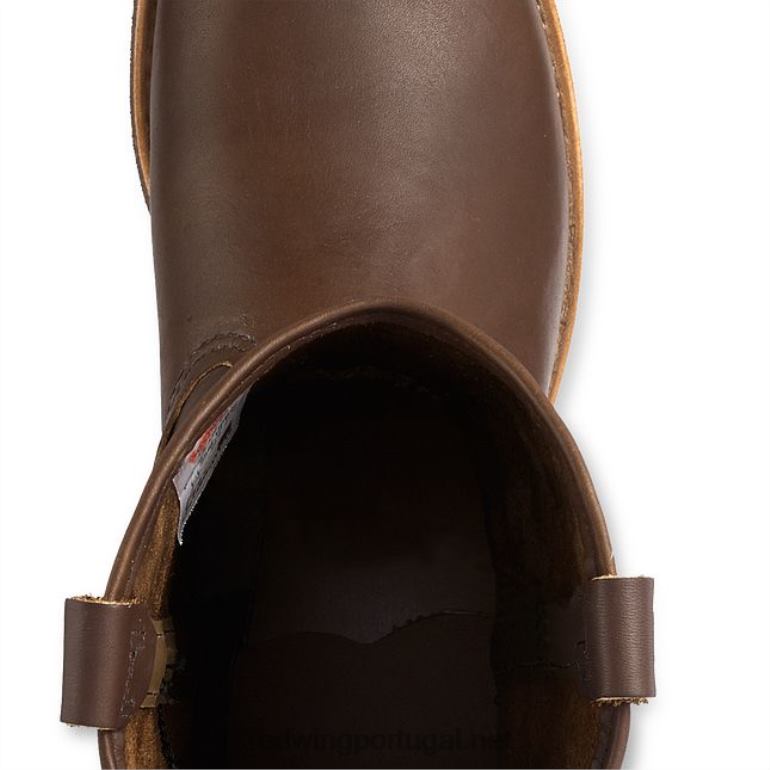 marromRed Wing bota de trabalho - estilo 607 supersole 2.0 masculina de 6 polegadas F2TL274