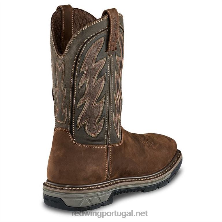marromRed Wing bota de trabalho - estilo 866 traction tred masculina de 9 polegadas sem salto F2TL2124