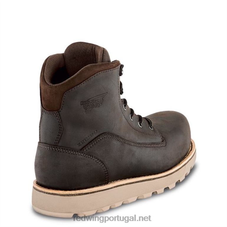 marromRed Wing carteira unissex estilo 96571 com três dobras F2TL27