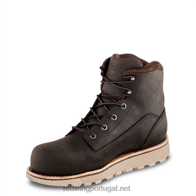 marromRed Wing carteira unissex estilo 96571 com três dobras F2TL27