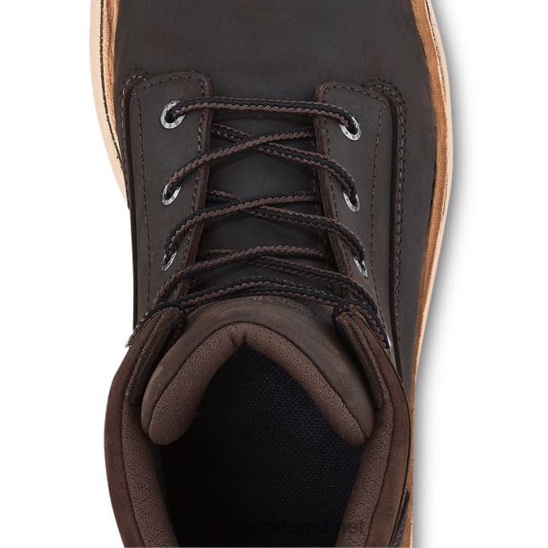 marromRed Wing carteira unissex estilo 96571 com três dobras F2TL27