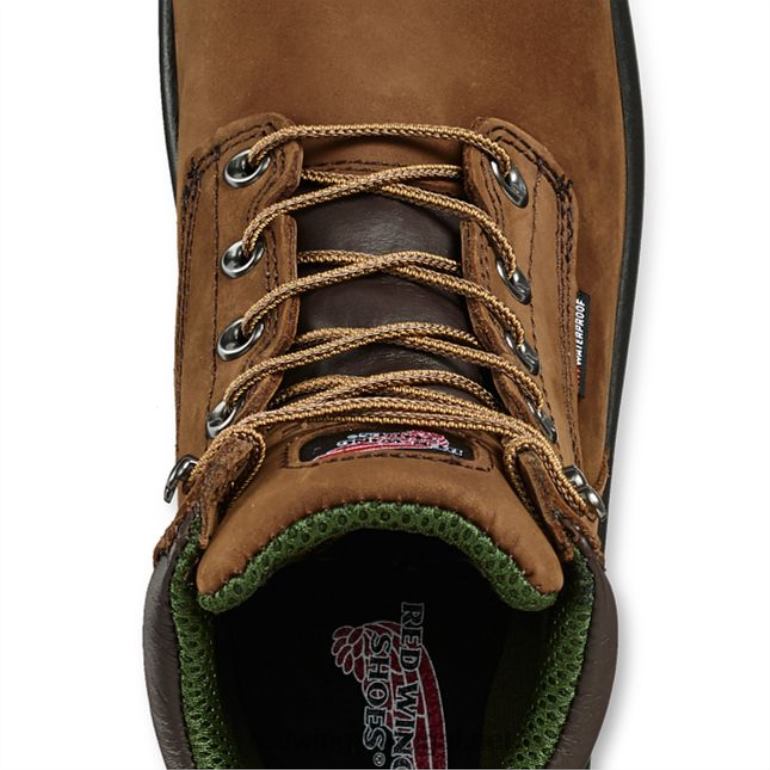 marromRed Wing estilo 97515 mocassim de camurça com forro de lã mocassim masculino mocassim de pele de carneiro com forro de lã F2TL25