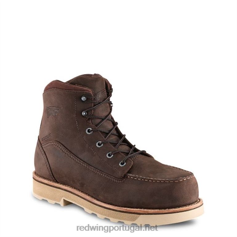 marromRed Wing estilo 97516 mocassim de camurça com forro de lã mocassim masculino mocassim de pele de carneiro com forro de lã F2TL23